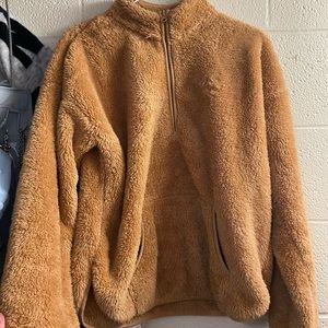 Forever 21 Teddy half zip!